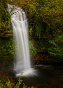 Glencar waterfall - a must see on the Glencar cycling route